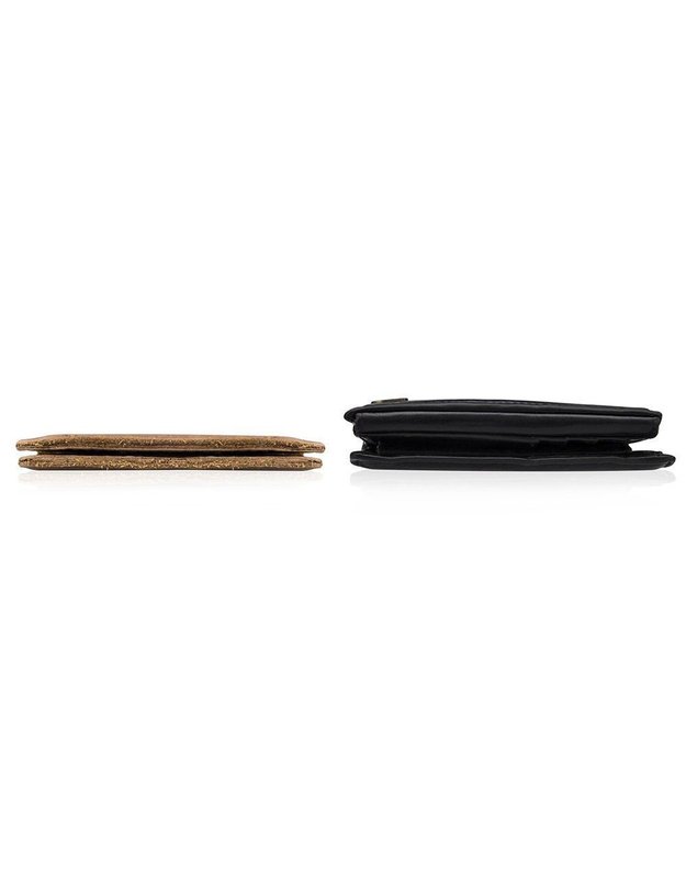 Plāns ādas vīriešu maks SOLIER SW10 SLIM LIGHT BROWN