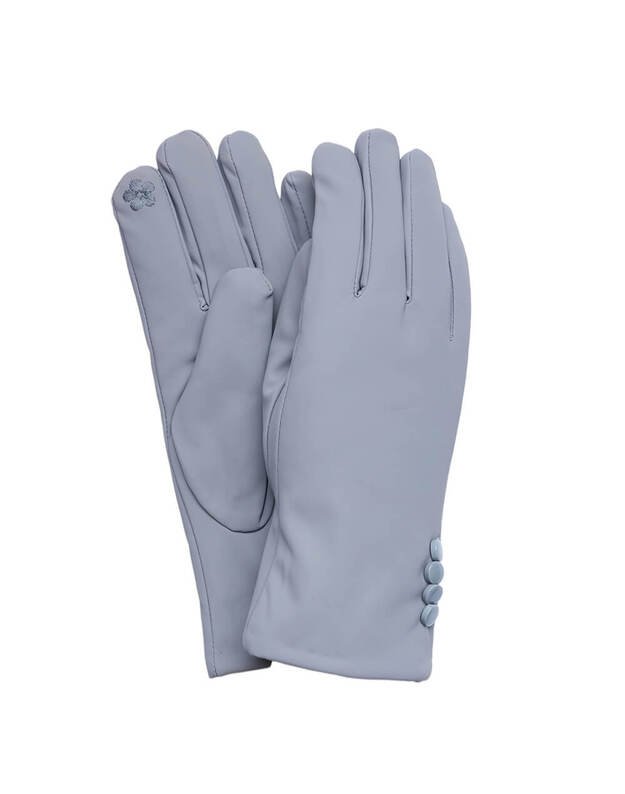 Sieviešu pelēki termo cimdi ar skārienjutīgu ekrānu un sildošu TM21 1 Sieviešu pelēki termo cimdi ar skārienjutīgu ekrānu un sildošu TM21 1