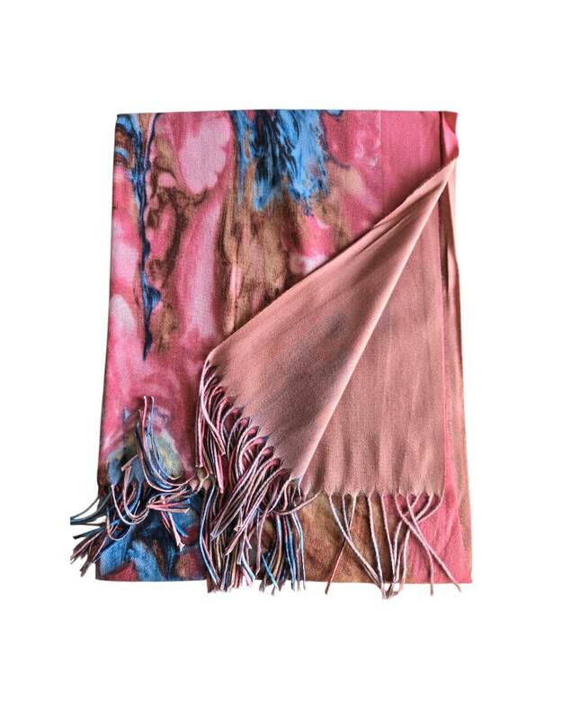 Dviejų pusių kašmyro šalikas KA184 1