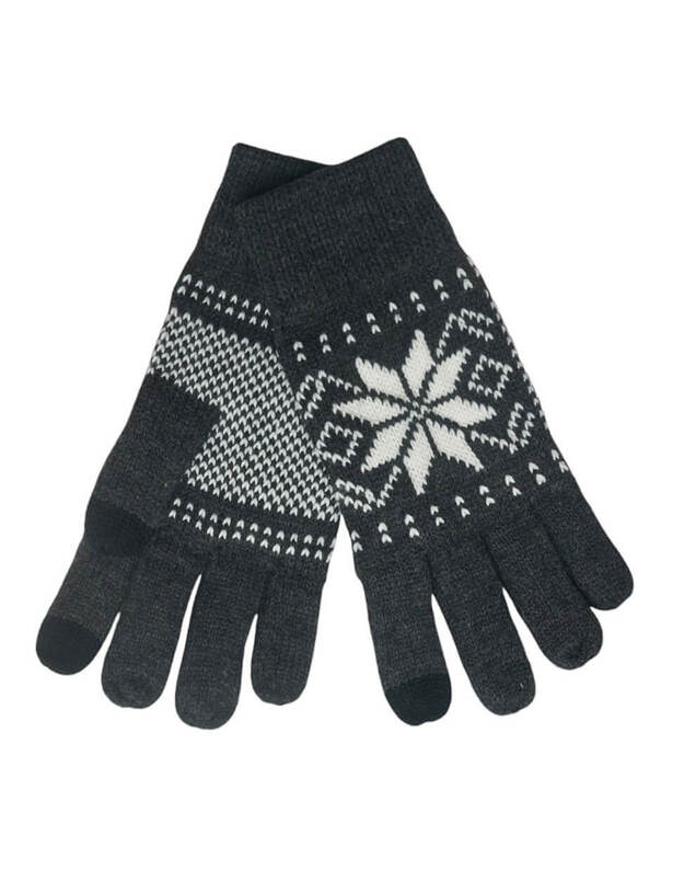 Men’s Double Knitted Gloves Touch Screen VM51-7