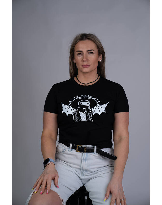 Women's T-shirt SOLS black MM040