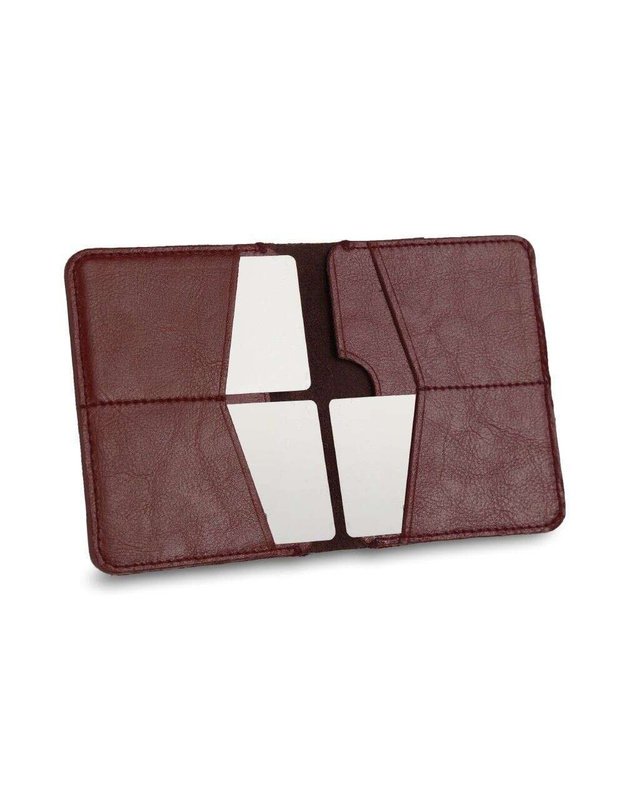 Тонкий мужской кожаный кошелек SOLIER SW10 SLIM BROWN