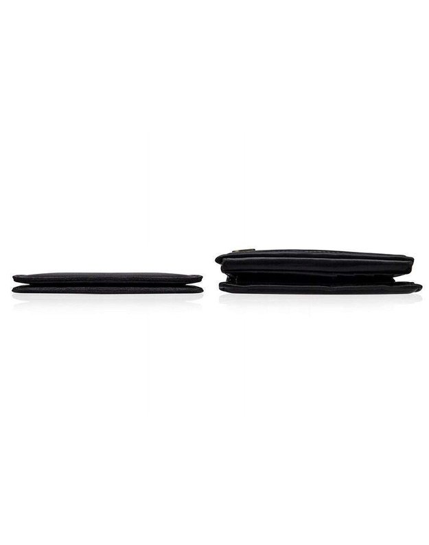 Тонкий мужской кожаный кошелек SOLIER SW10 SLIM BROWN