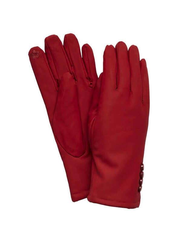 Sieviešu Sarkanās termo cimdi ar skārienjutīgu ekrānu un sildošu TM22 1 Sieviešu Sarkanās termo cimdi ar skārienjutīgu ekrānu un sildošu TM22 1