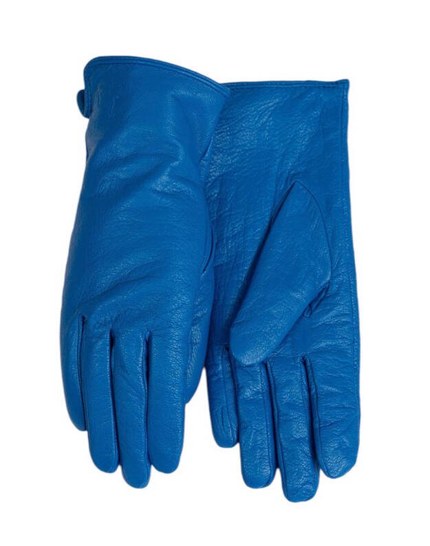 Moteriškos Mėlynos Natūralios Jaučio Odos Pirštinės Su Vilnoniu Pamušalu MOVJ14 Moteriškos Mėlynos Natūralios Jaučio Odos Pirštinės Su Vilnoniu Pamušalu MOVJ14