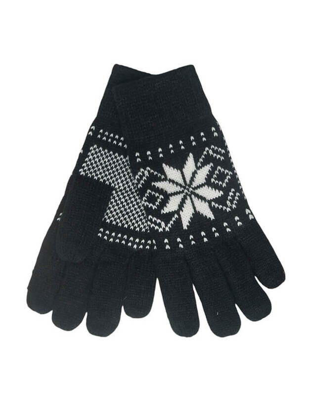 Men’s Double Knitted Gloves Touch Screen VM53-7