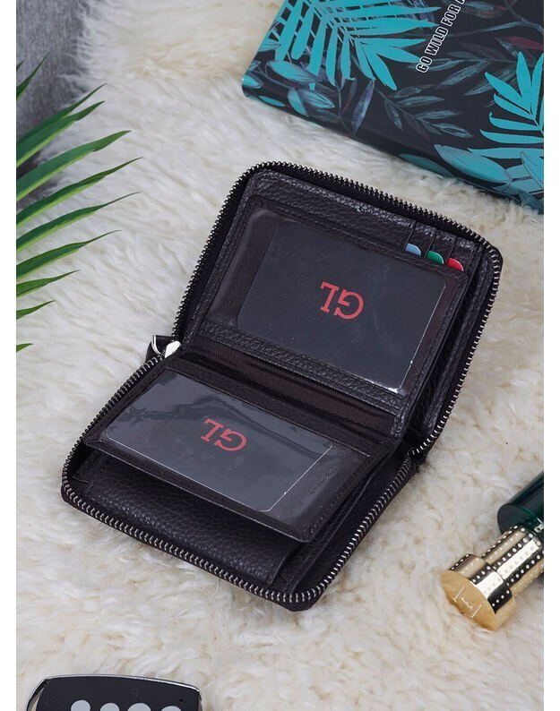 Natūralios Odos Vyriška Piniginė - Ruda- WPV116 2