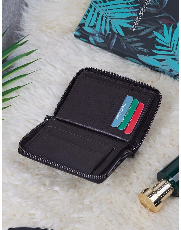 Natūralios Odos Vyriška Piniginė - Ruda- WPV116 1