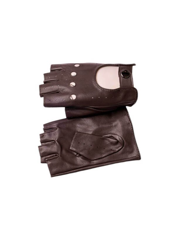 Moteriškos Ožkos Odos pirštinės be pirštų MVP40 1