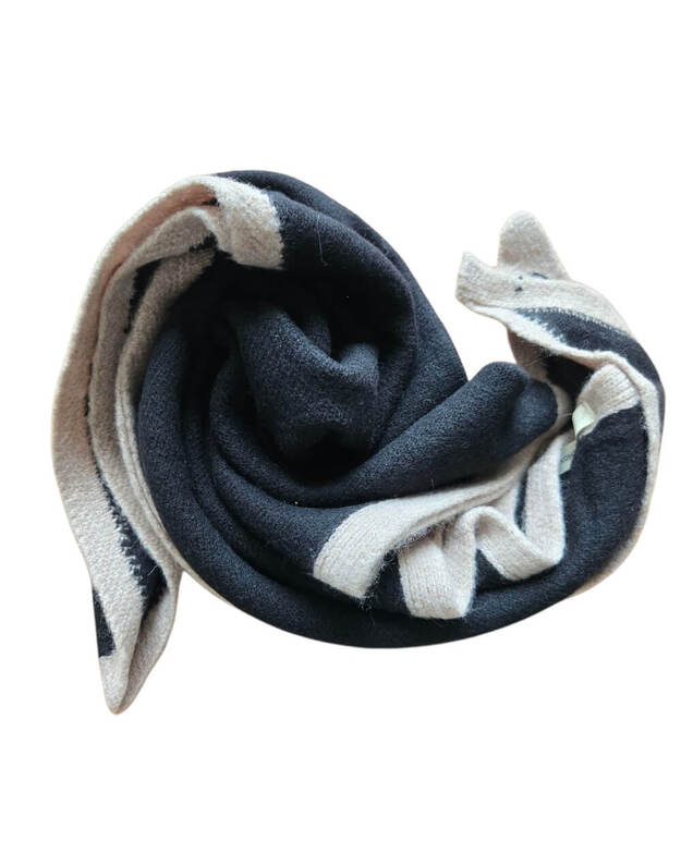 Šiltas šalikas trikampio formos su vilną WO010