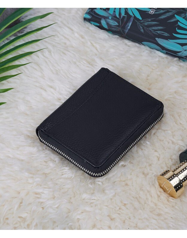 Natūralios Odos Vyriška Piniginė - Juoda- WPV115 3