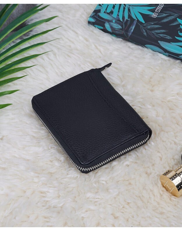 Natūralios Odos Vyriška Piniginė - Juoda- WPV115 4