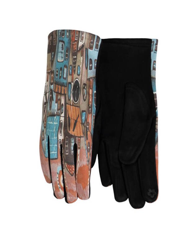 Moteriškos Margos Pirštinės Su Pašiltinimu Liečiamam Ekranui MB284