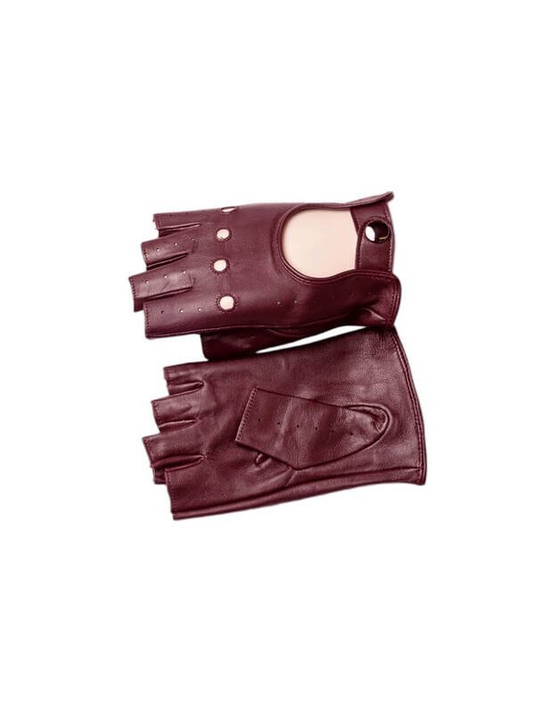 Moteriškos Ožkos Odos pirštinės be pirštų MVP41 1