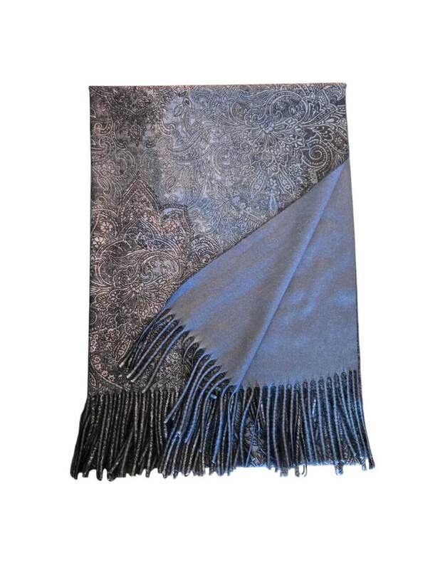 Dviejų pusių kašmyro šalikas KA181 1