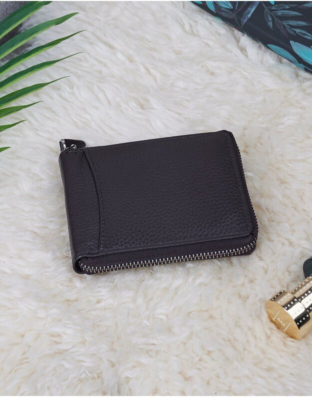 Natūralios Odos Vyriška Piniginė - Ruda- WPV118 3