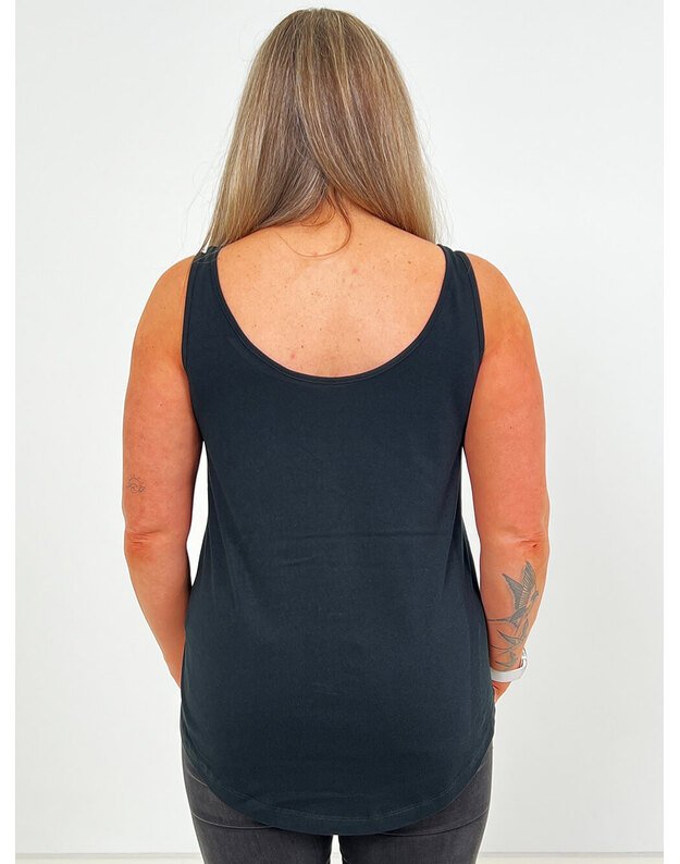 Moteriški marškinėliai Tanktop juodos spalvos MM061 1