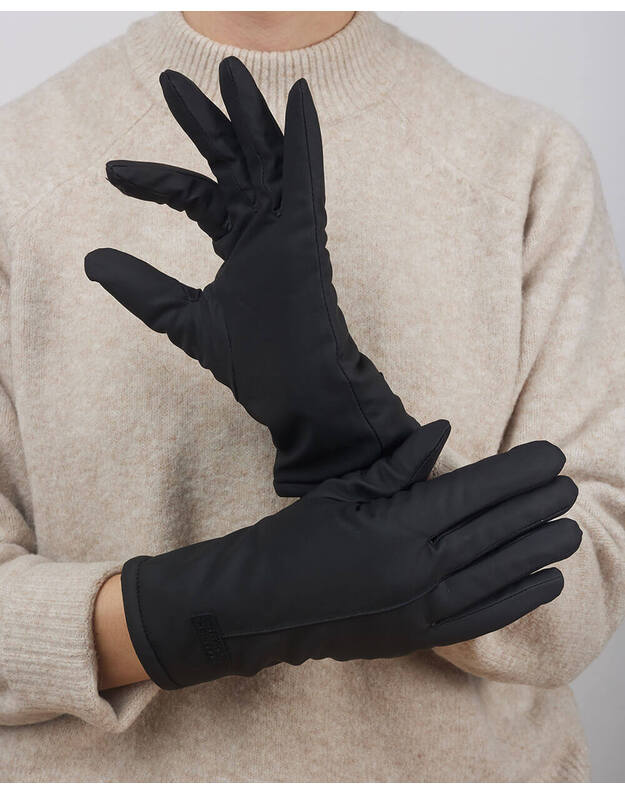 Melni sieviešu termo cimdi ar apsildi, skārienekrānu TM24 Melni sieviešu termo cimdi ar apsildi, skārienekrānu TM24