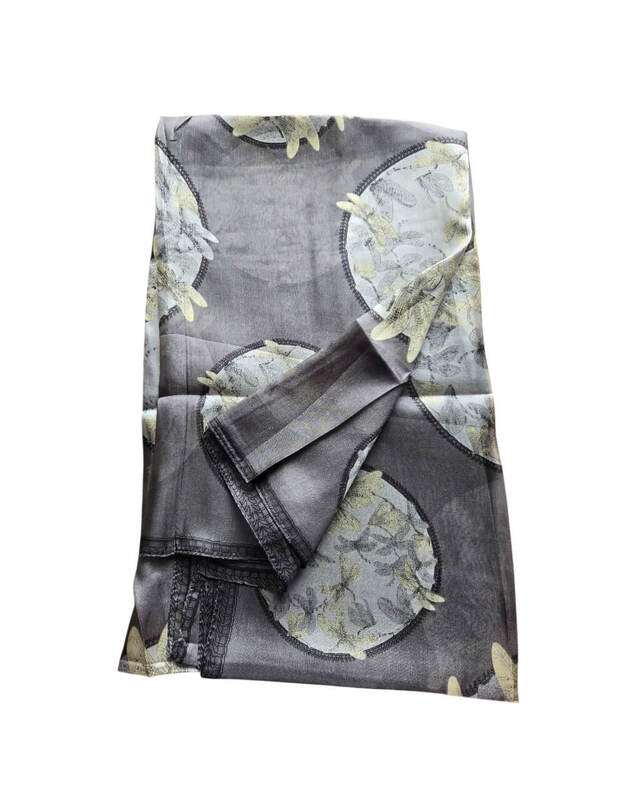 Natūralaus šilko moteriška skarelė SIL028