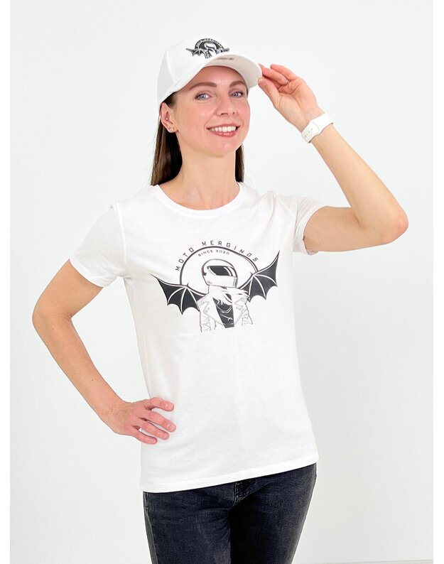 Women's T-shirt ladies B&C white MM002 1