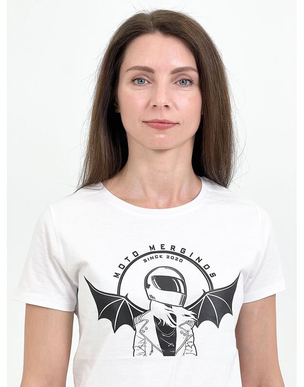 Women's T-shirt ladies B&C white MM002 2