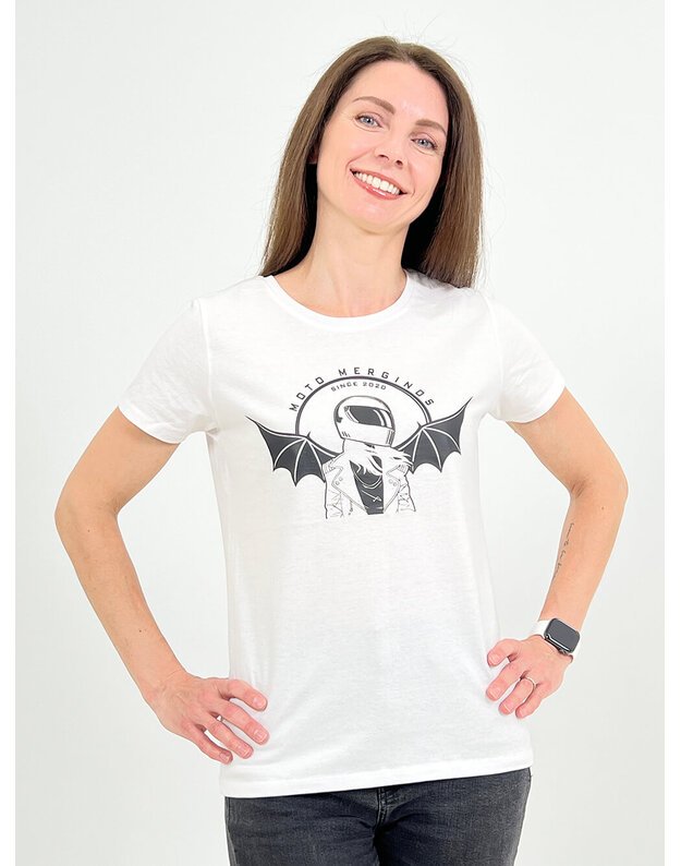 Women's T-shirt ladies B&C white MM002