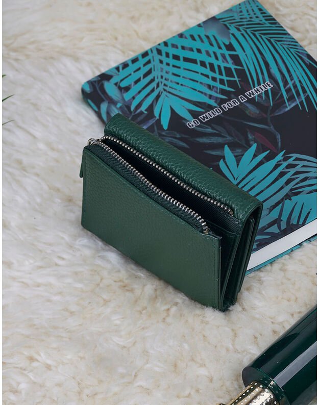 Leather Purse For Women - Green - MPN147