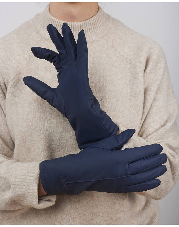 Sieviešu Zilie termo cimdi ar skārienjutīgu ekrānu un sildošu TM26 Sieviešu Zilie termo cimdi ar skārienjutīgu ekrānu un sildošu TM26