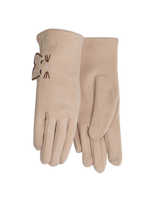 Moteriškos Smėlio Spalvos Pirštinės Su Pašiltinimu Liečiamam Ekranui MB313 Moteriškos Smėlio Spalvos Pirštinės Su Pašiltinimu Liečiamam Ekranui MB313