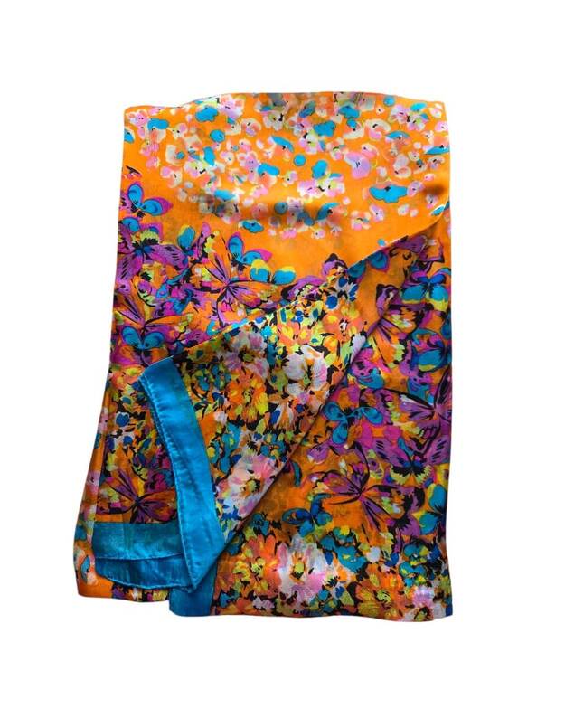 Natūralaus šilko moteriška skarelė SIL030 1