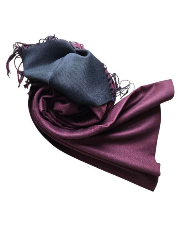 Dviejų pusių kašmyro šalikas KA188