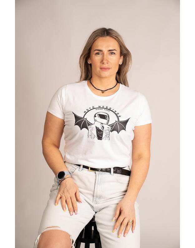 Women's T-shirt SOLS white MM041