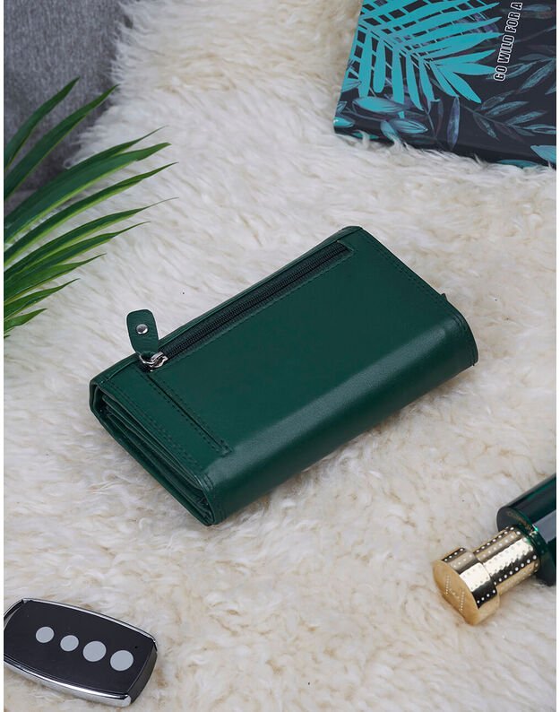 Leather Purse For Women - Green - MPN119