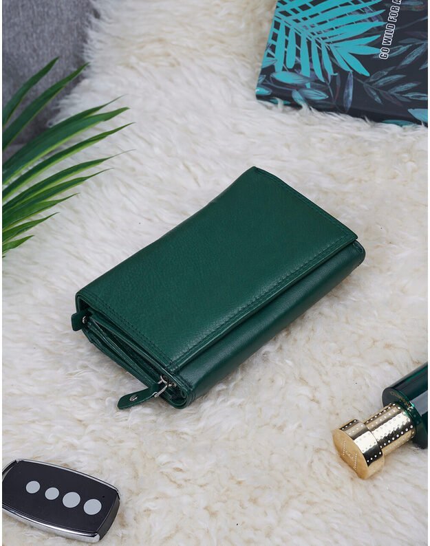 Leather Purse For Women - Green - MPN119