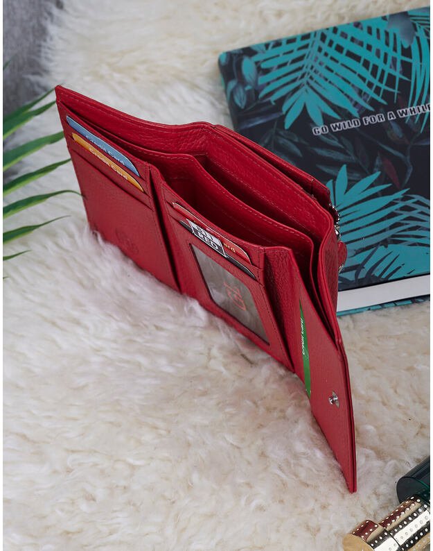 Leather Purse For Women - Red - MPN149