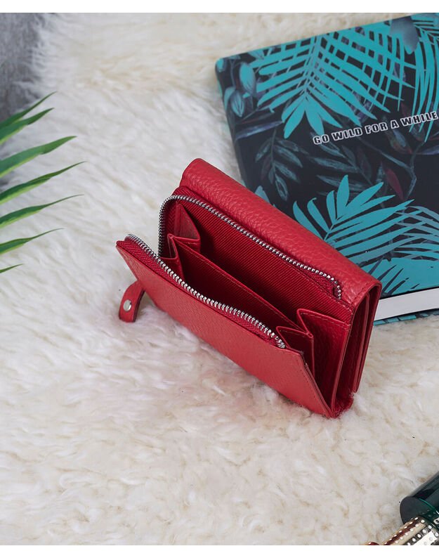 Leather Purse For Women - Red - MPN149