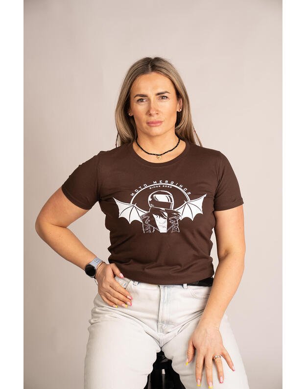 Women's T-shirt SOLS brown MM042 1