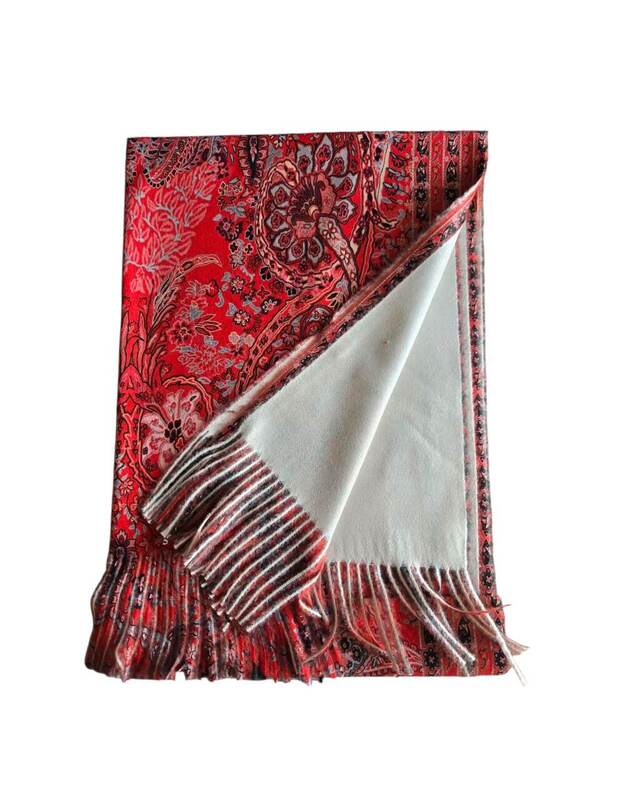 Dviejų pusių kašmyro šalikas KA183 1