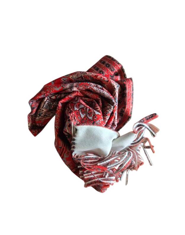 Dviejų pusių kašmyro šalikas KA183