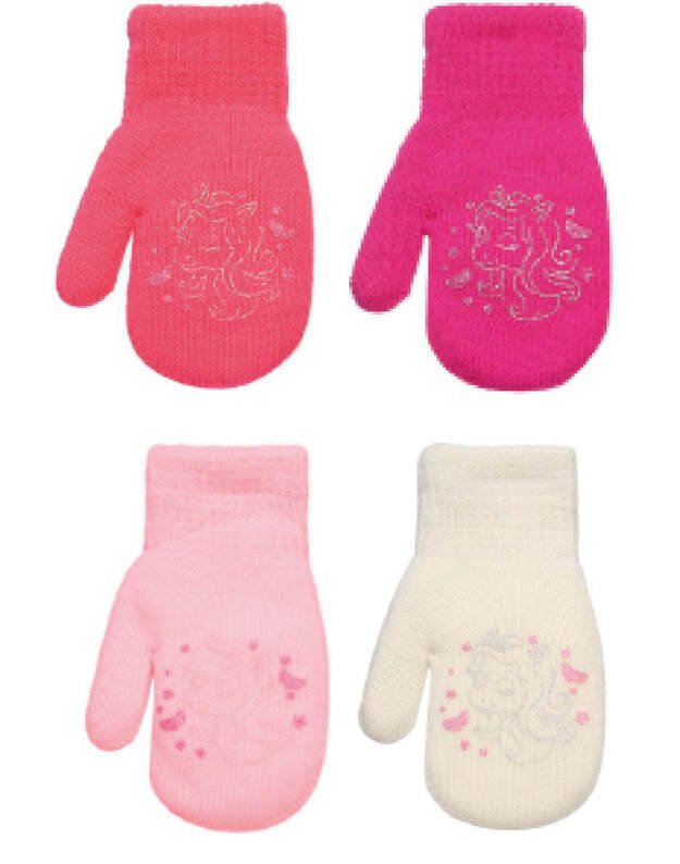 Vaikiškos Dvigubos Kumštinės Pirštinės 14 cm VDK49