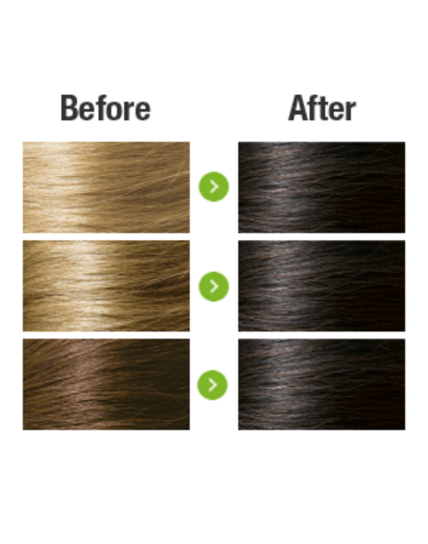 NATURIGIN® - ilgalaikiai plaukų dažai be amoniako ir be parabenų Ebony 2.3