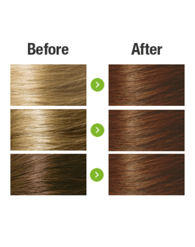 NATURIGIN® - ilgalaikiai plaukų dažai be amoniako ir be parabenų Copper Brown 4.6