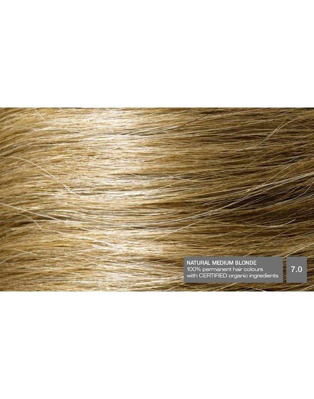 NATURIGIN® - ilgalaikiai plaukų dažai be amoniako ir be parabenų Natural Medium Blonde 7.0