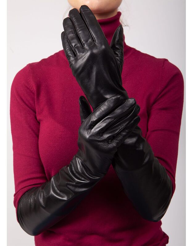 lined goatskin gloves