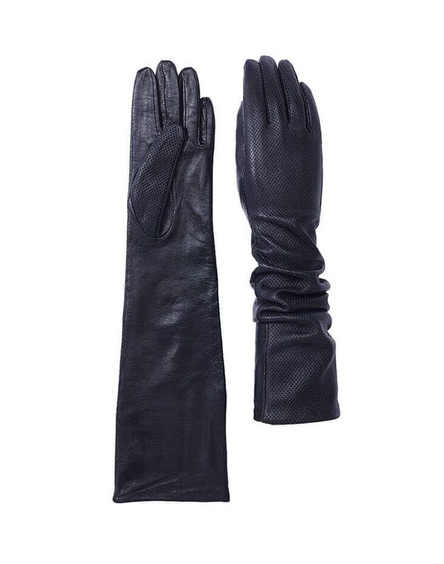 Lapareja Lt Long Leather Gloves Women Pink Leather Gloves For