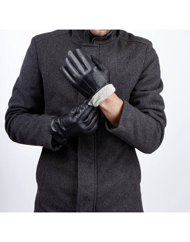 Stylish Hand Gloves For Men Men Real Leather Gloves Sheepskin Driving  Stylish Outdoor Winter Warm Gift 8717 UK