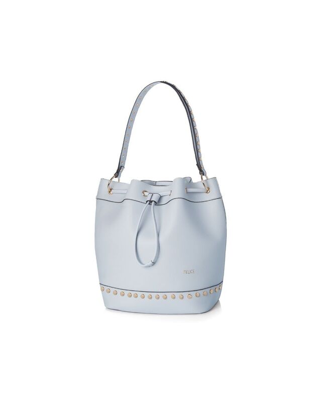 Moteriškas pirkinių krepšys Felice FB40 šviesiai mėlynos spalvos
