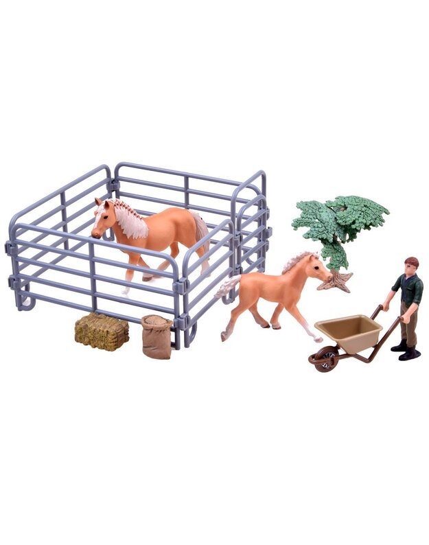 Arklio ir kumeliuko figūrėlių rinkinys - Ūkis (B)