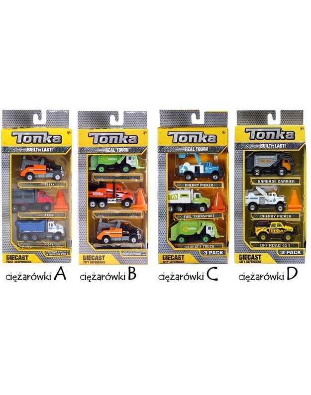 Automobilių modelių rinkinys Tonka