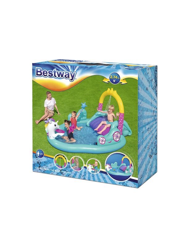  Bestway pool playground unicorn slide 53097